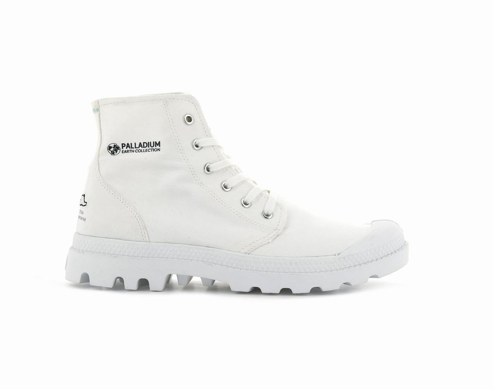 Palladium Pampa Hi Organic Ii Mens Boots White Australia [TPOZGE-956]